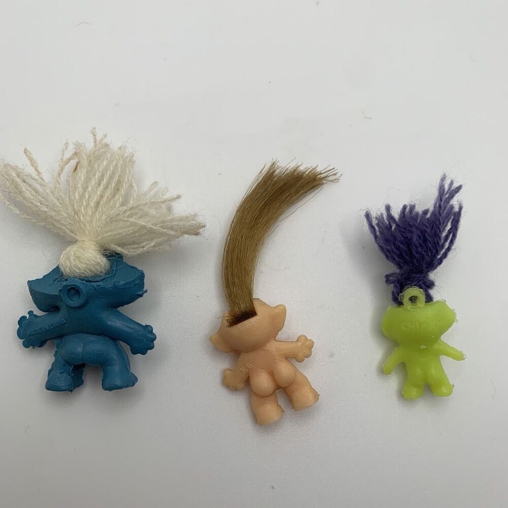 Lucky Magic Troll Doll Lot Russ Applause Classic Toy Vintage 90s - Picture 4 of 9